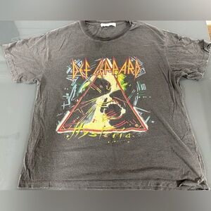 Daydreamer Def Leppard Hysteria Tour Tee Size M